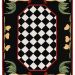 Liora Manne Frontporch Rooster Black Collection