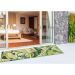 Liora Manne Capri Palm Leaf Green Room Scene