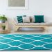 United Weavers Bristol Rodanthe Turquoise Room Scene