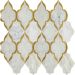 Carrara White/ Brass