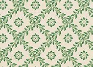 Couristan Legacy Tramore , Evergreen on White 1151/0002