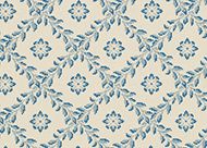 Couristan Legacy Tramore , Dresden Blue on White 1151/0003