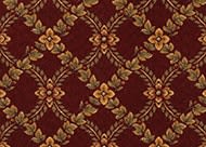 Couristan Royal Luxury Woodland Trellis , Bordeaux 1325/0002