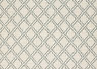 Couristan Phoenician II Double Lattice , Sea Green on White 2614/0005