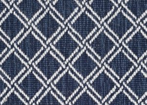 Couristan Phoenician Stria Double Lattice Stria , Denim 3615/0005