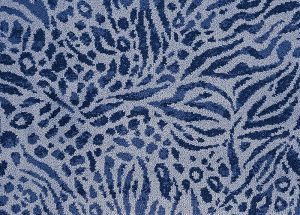 Couristan Royalax Ii® Blue Wildcat-Ax , Blue 8401/0003