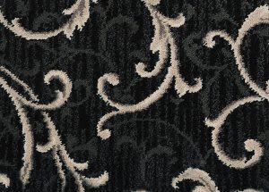 Couristan Royalax Ii® Scroll Stria Ebony Sky 8850/0001