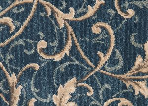 Couristan Royalax Ii® Scroll Stria Robin’s Egg 8850/0002