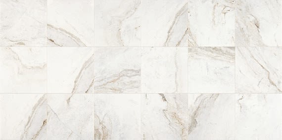 Daltile Marble Daphne White M103SQU1818PL