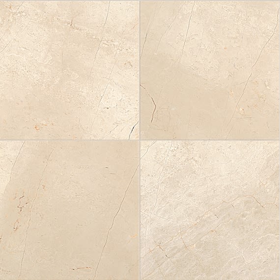 Daltile Marble Phaedra Cream M107SQU1212PL