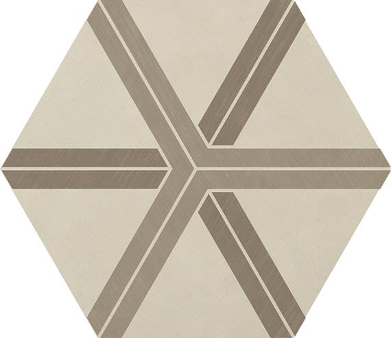 Daltile Bee Hive Plot Warm Blend P013PLT2420MT