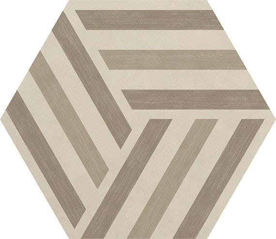 Daltile Bee Hive Run-Up Warm Blend P014RUP2420MT