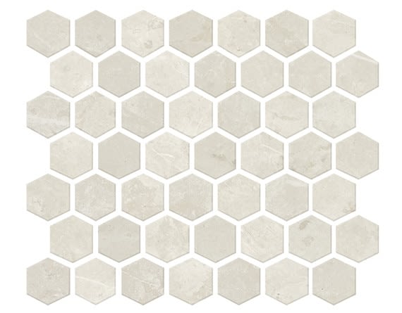 Daltile Prime Vitality White RL20HEX22MT