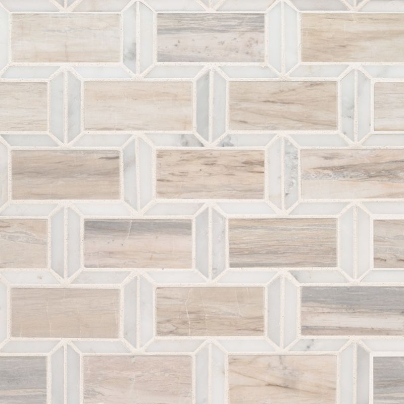 MSI Angora Polished Subway Tile Angora Framework