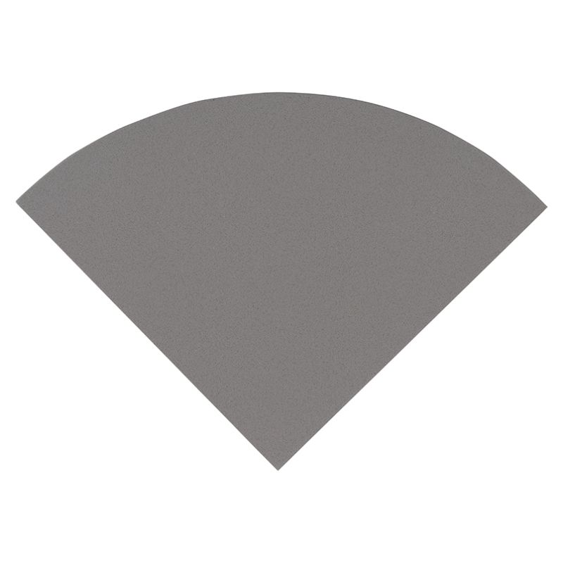 MSI Trim & Accessory Pieces 9" Radius Cornershelf Polished Engineered Gray