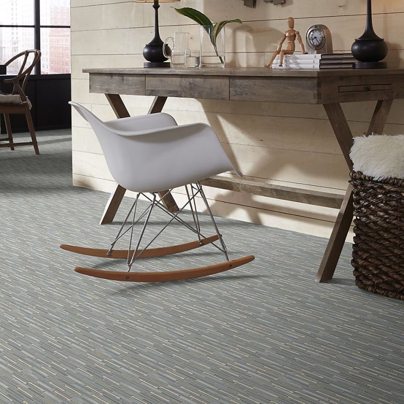 Shaw Floors Ceramic Solutions Molten Linear Glass Pewter