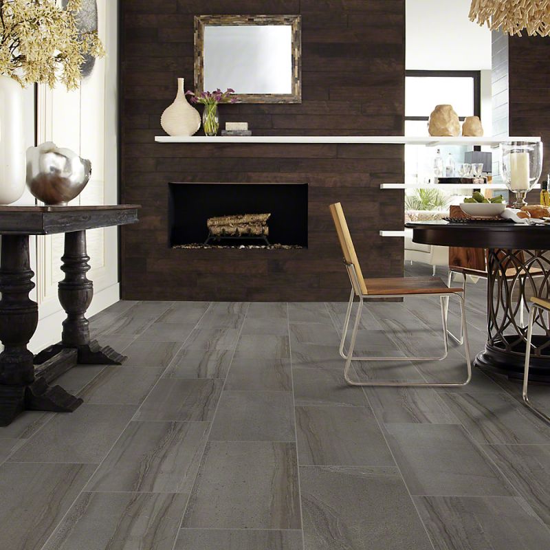 Shaw Floors Ceramic Solutions Coliseum 12x24 Matte Coal