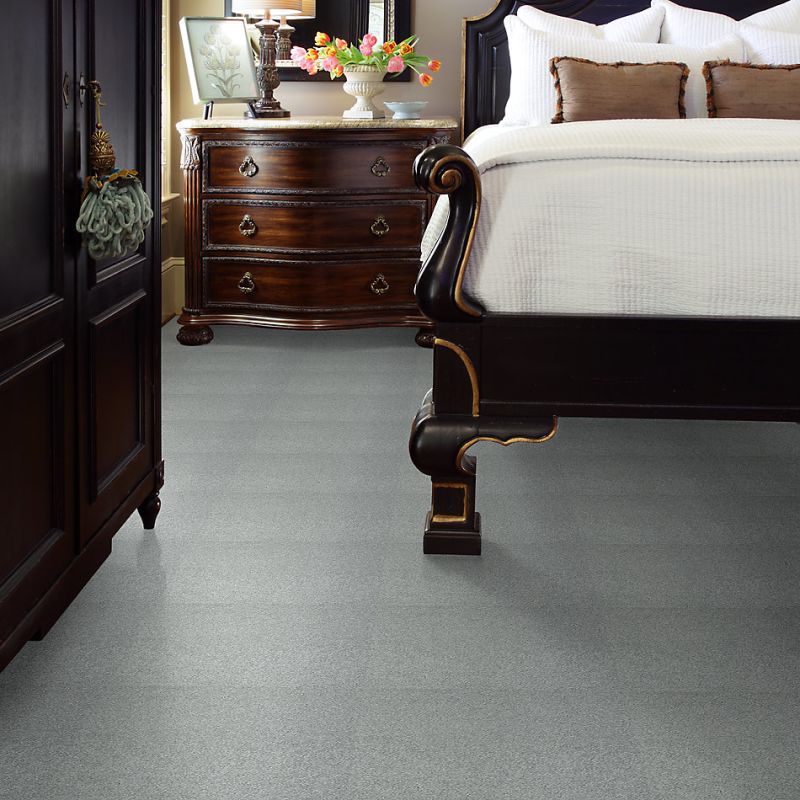 Shaw Floors Foundations Take The Floor Texture Blue Pewter