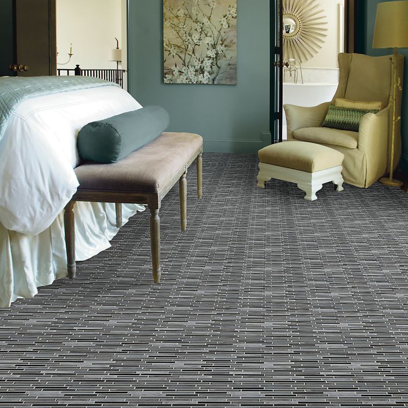 Shaw Floors Ceramic Solutions Molten Linear Glass Obsidian