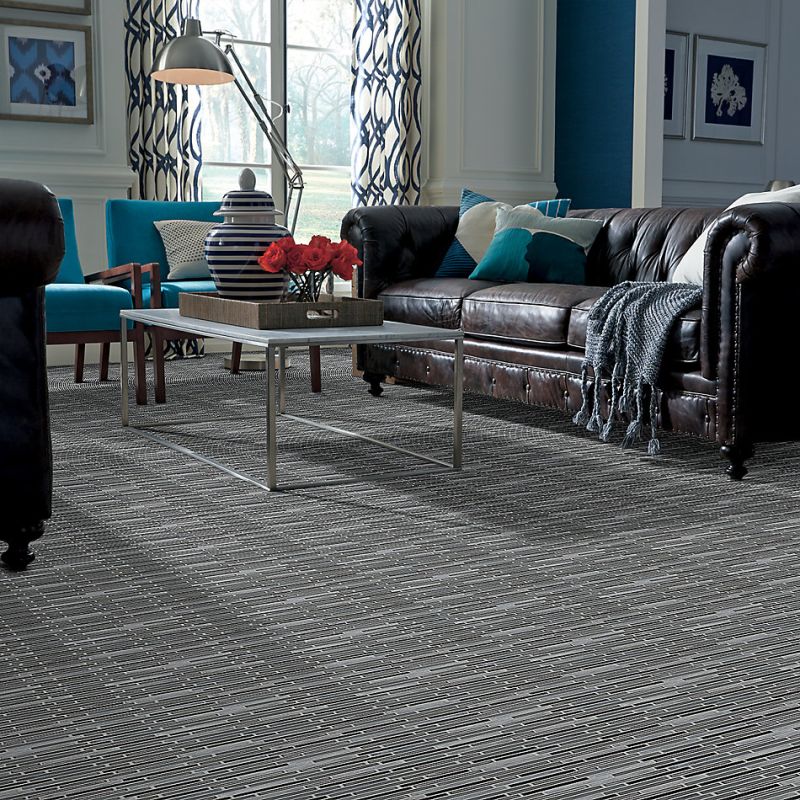 Shaw Floors Ceramic Solutions Molten Linear Glass Obsidian