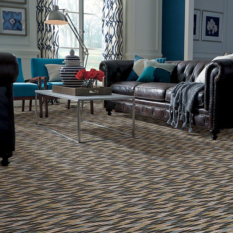 Shaw Floors Ceramic Solutions Molten Stretch Hexagon Glass Bronze