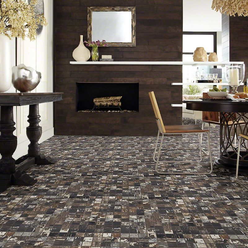 Shaw Floors Ceramic Solutions Timbered Mosaic Sourwood