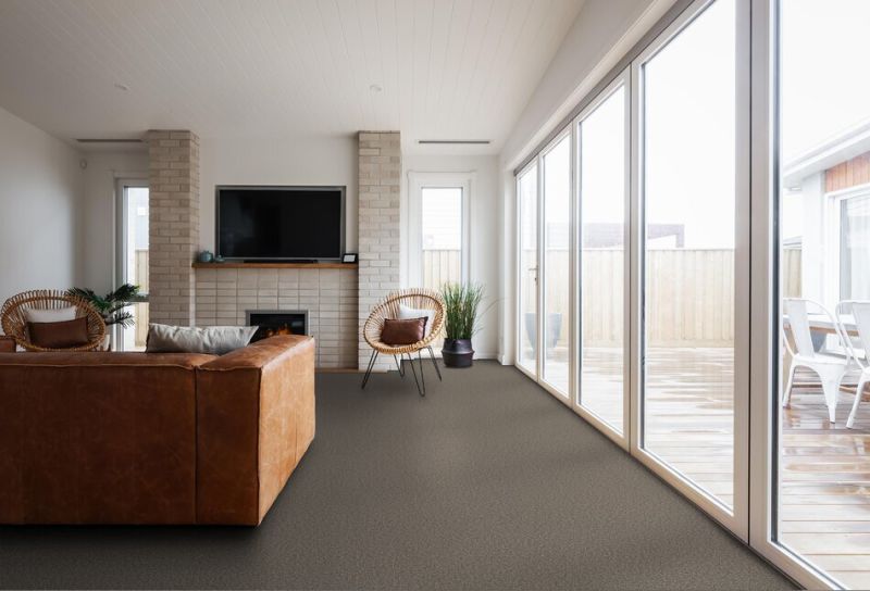 Shaw Floors SFA Tweed Comfort Blue Wake Up Call