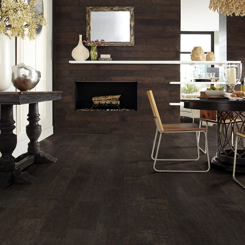 Shaw Floors Nfa Premier Gallery Hardwood Dawson Maple 6 3/8 Midnight
