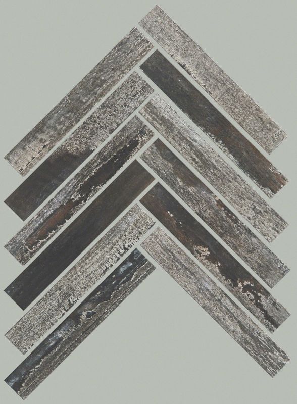 Shaw Floors Ceramic Solutions Fusion Herringbone Mosaic Copper