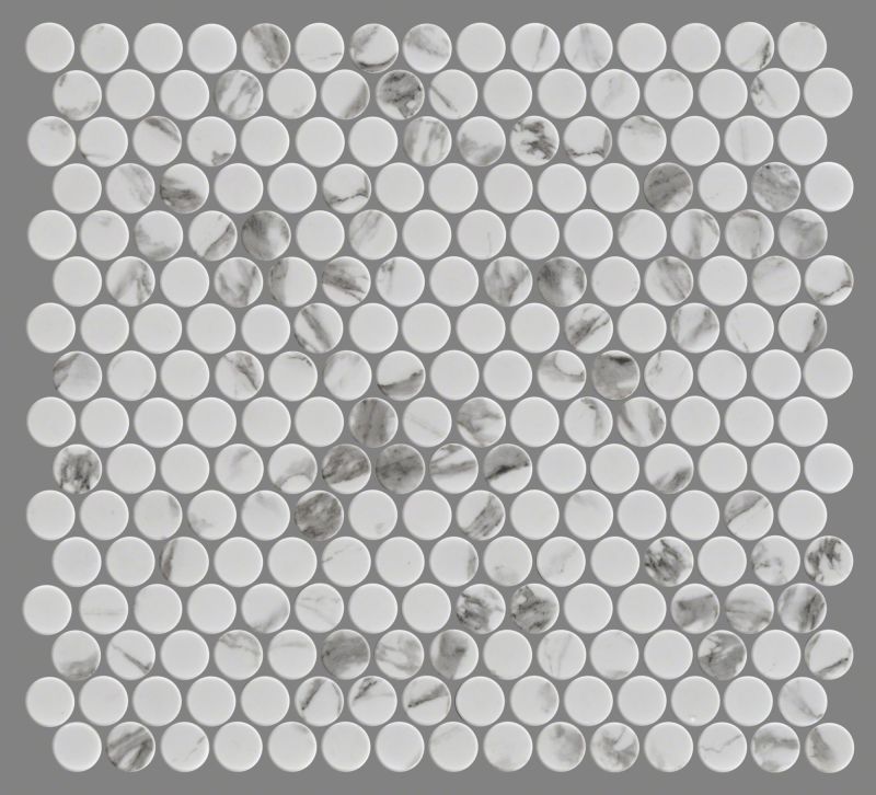 Shaw Floors Ceramic Solutions Gala Penny Round Platinum