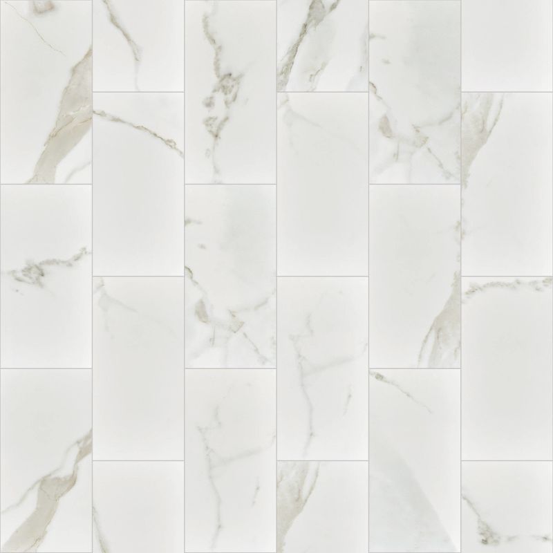 Shaw Floors Ceramic Solutions Maximus 6x12 Gloss Calacatta