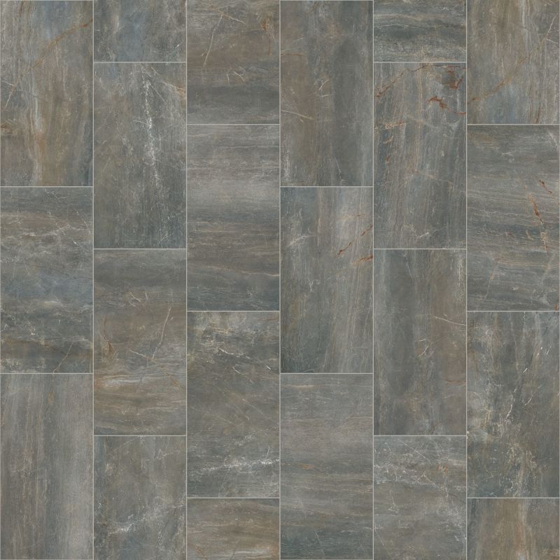 Shaw Floors Ceramic Solutions Trace 12x24 Matte Gunmetal