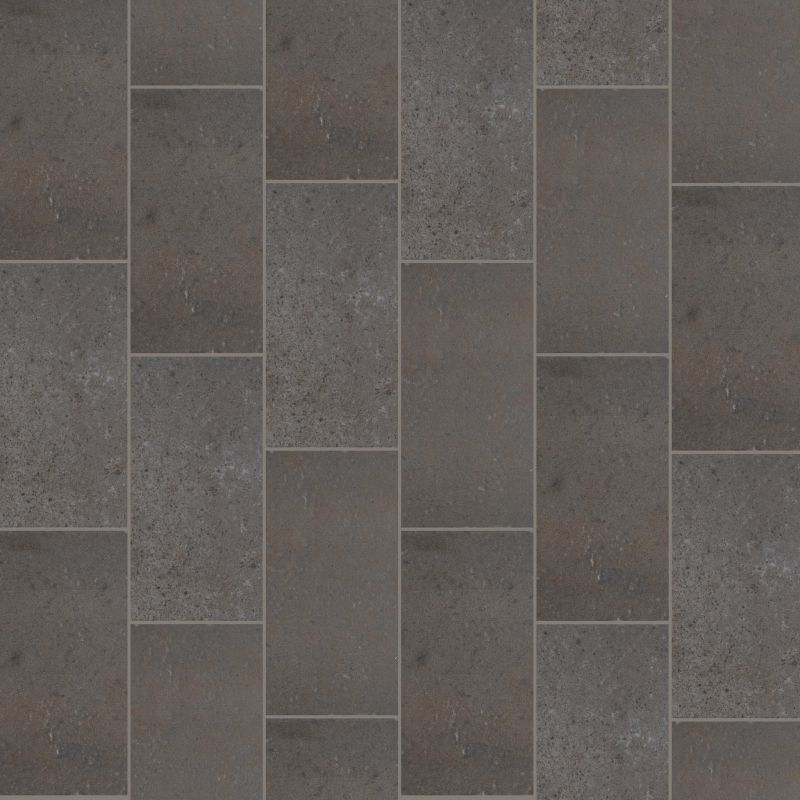 Shop Shaw Floors Ceramic Solutions TEMPEST 8X16SR Charcoal