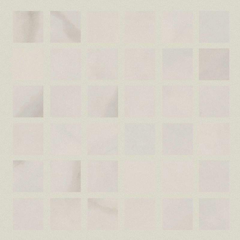 Shaw Floors Ceramic Solutions Serene Mosaic Matte Bianco Covelano