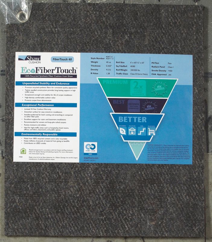 Philadelphia Commercial Eco Edge Cushion Fibertouch 40-6 Grey