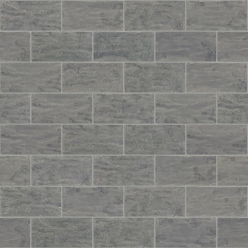 Shaw Floors Ceramic Solutions Geoscapes 3x6 Wall Dark Gray