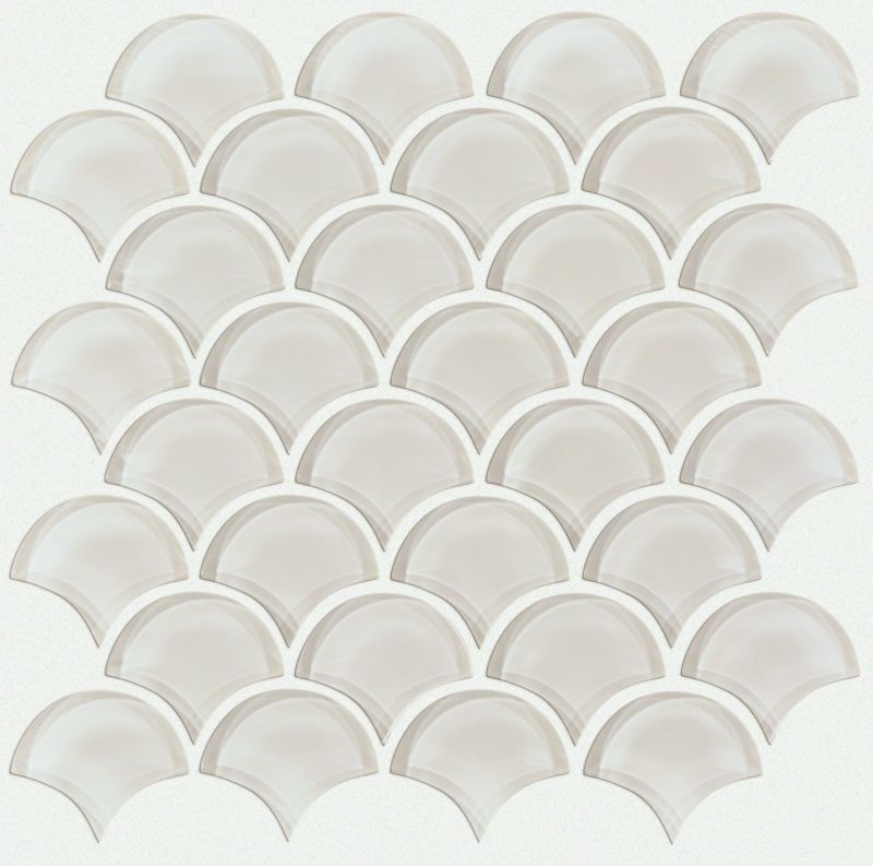 Shaw Floors Ceramic Solutions Cardinal Fan Glass Mosaic Mist