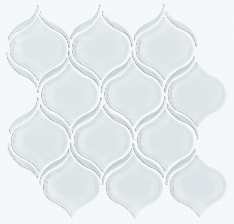 Shaw Floors Ceramic Solutions Cardinal Lantern Glass Mosaic Ice