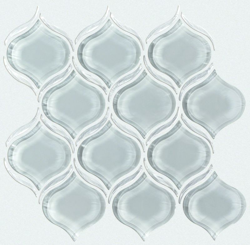 Shaw Floors Ceramic Solutions Cardinal Lantern Glass Mosaic Cloud