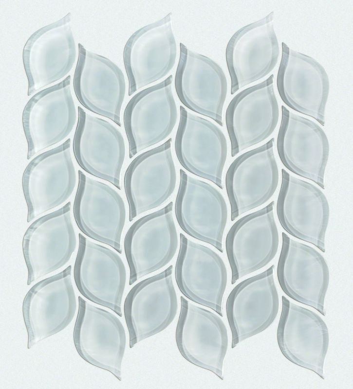 Shaw Floors Ceramic Solutions Cardinal Petal Glass Mosaic Cloud