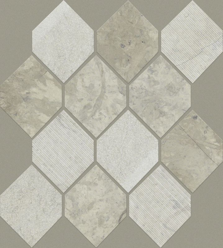 Shaw Floors Ceramic Solutions Boca Stretch Hex Thala Gray