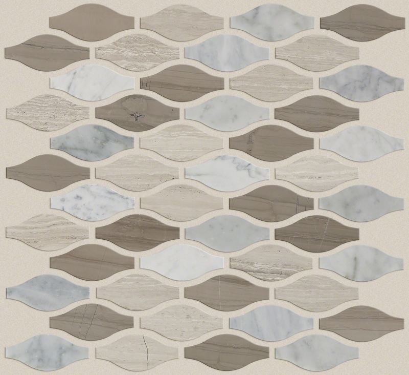 Shaw Floors Ceramic Solutions Chateau Ornament Mosaic Bianco C Rockw Urba