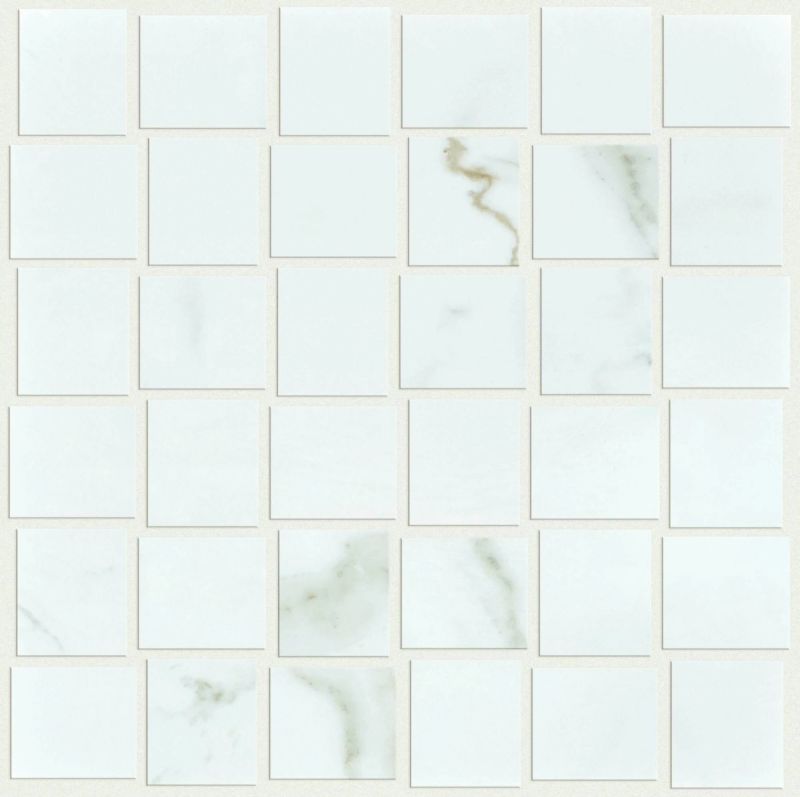 Shaw Floors Ceramic Solutions Range Basketweave Mosaic Matte Calacatta