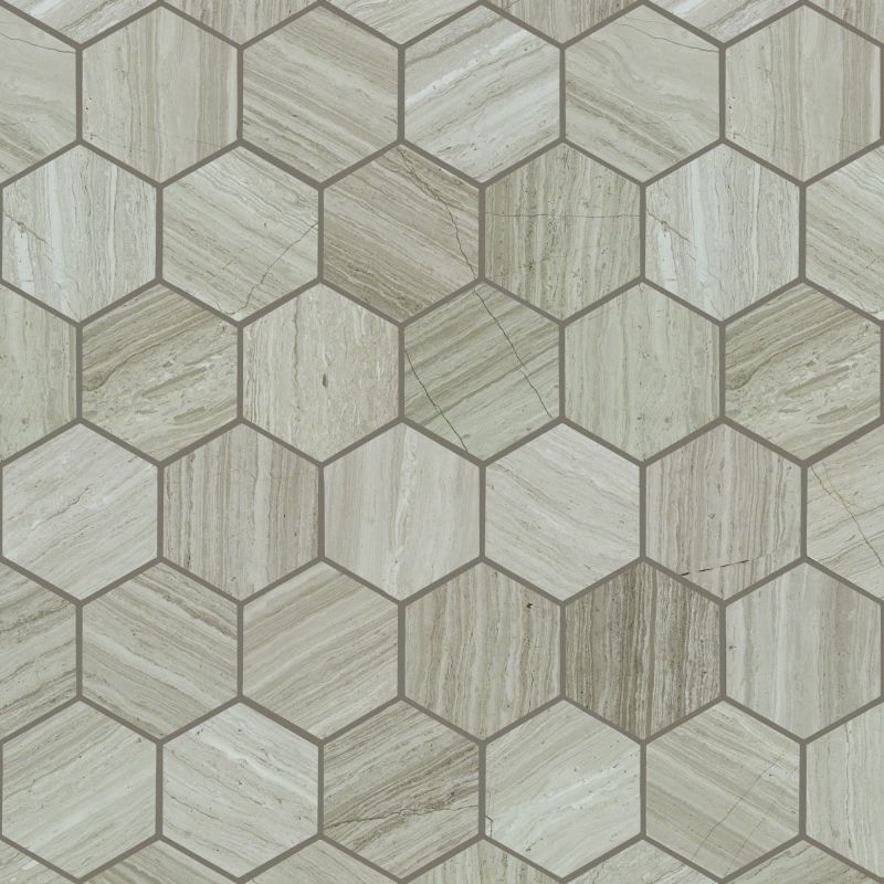 Shaw Floors Ceramic Solutions Chateau Hexagon Mosaic Rockwood