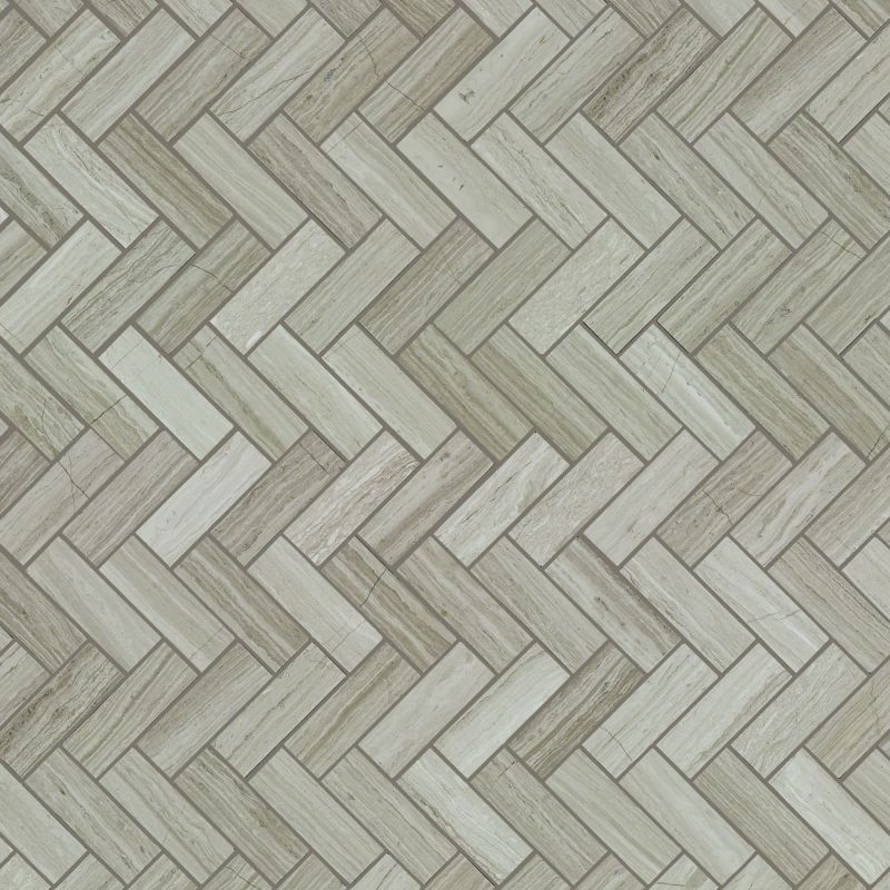 Shaw Floors Ceramic Solutions Chateau Herringbone Mosaic Rockwood