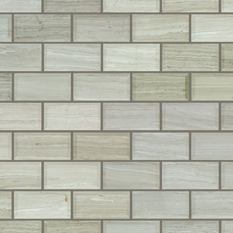 Shaw Floors Ceramic Solutions Chateau 2x4 Beveled Edge Mosai Rockwood