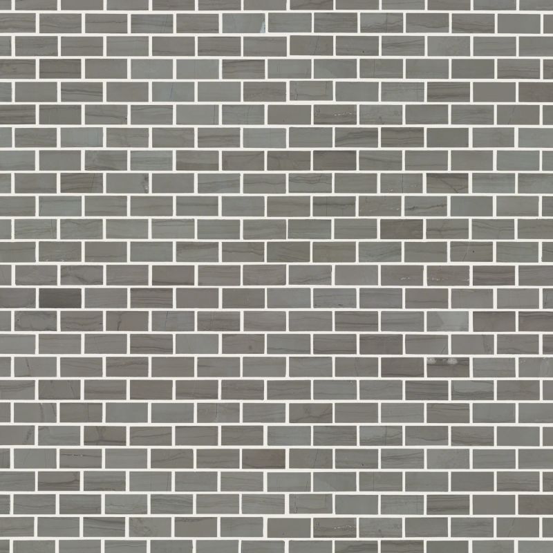Shaw Floors Ceramic Solutions Chateau Mini Brick Mosaic Urban Grey