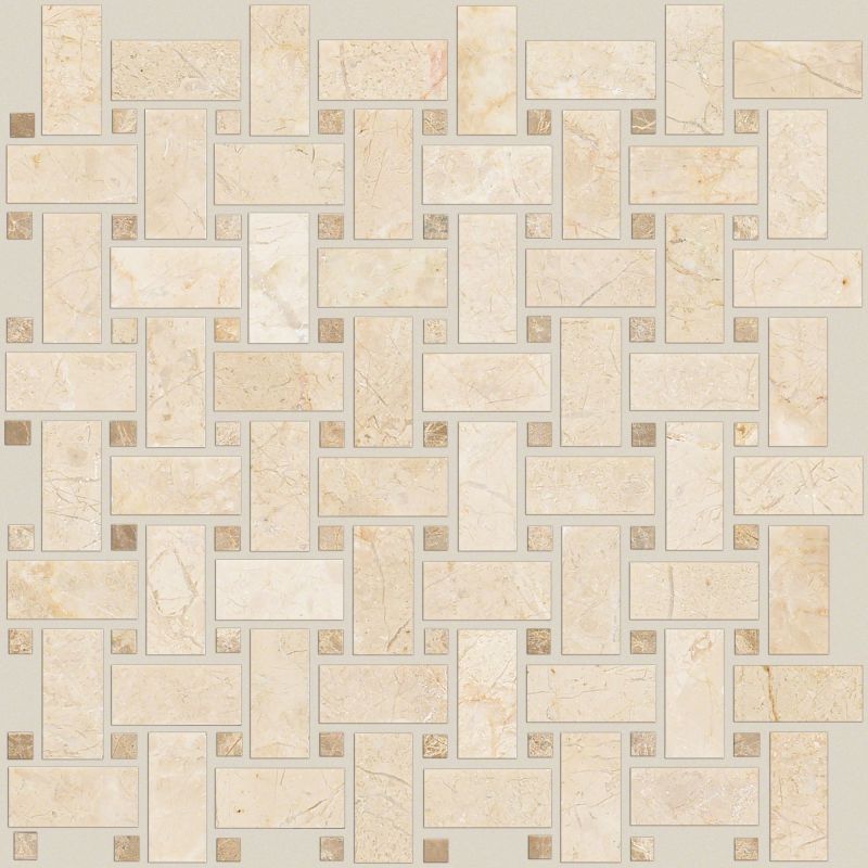 Shaw Floors Ceramic Solutions Boca Basketweave Mosaic Windsurf