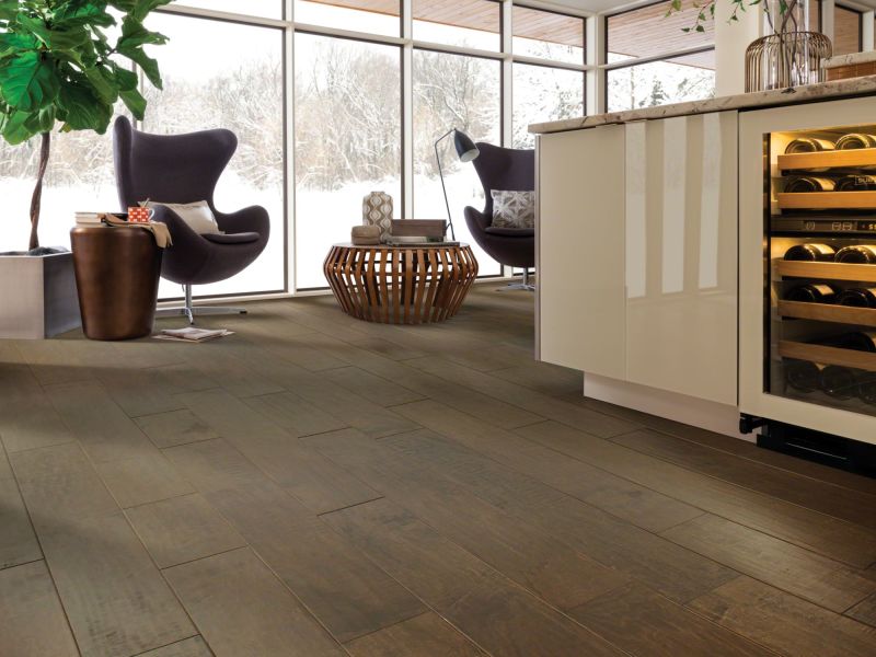 Shaw Floors Nfa Premier Gallery Hardwood Dawson Maple 6 3/8 Bison