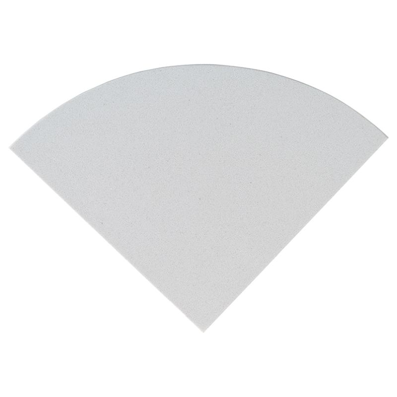 MSI Trim & Accessory Pieces 9" Radius Cornershelf Polished Engineered White